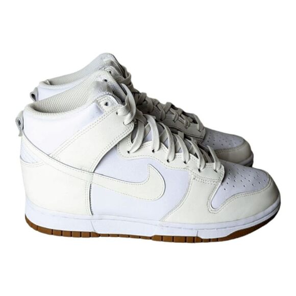 NIKE Dunk High 'Sail Gum' Sneakers Size 7.5 - Picture 4 of 11